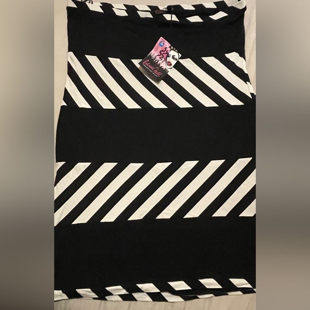 Patricia Field For HSN Rare Sex & The City Midi Skirt NWT